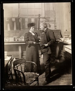 Thomas Edison and His Second Wife in His Laboratory, 1906